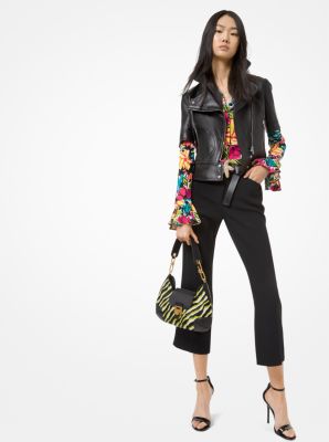 Double Crepe-Sabl&eacute; Trousers