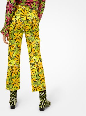 michael kors pants yellow