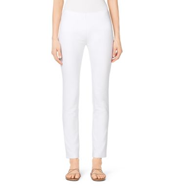 michael kors white linen pants