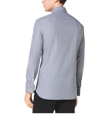Spread-Collar Cotton Shirt