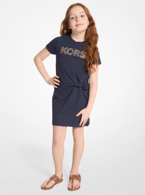 Embellished Logo Cotton Dress image number 0