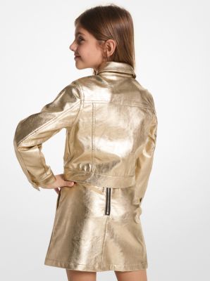 Metallic Moto Jacket