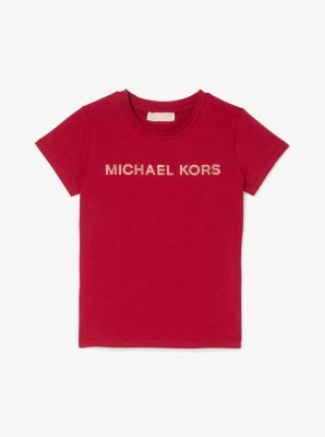 Crystal Embellished Stretch Cotton T-Shirt image number 2