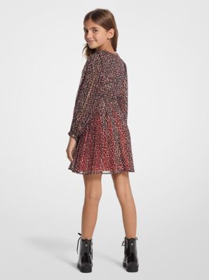 Metallic leopard dress hotsell