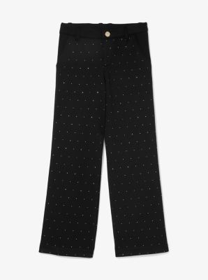 Embellished Stretch Knit Pants