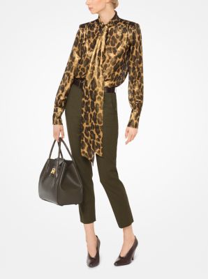 michael kors silk blouse