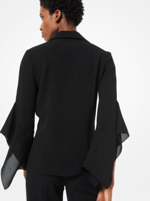 DrapedSleeve Blouse Michael Kors