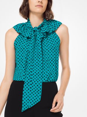 Michael kors cheap polka dot shirt