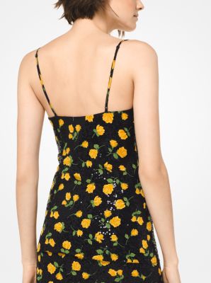 Rose Silk-Georgette Sequined Camisole