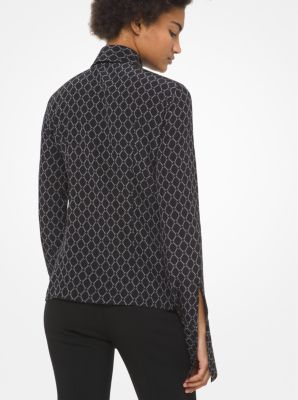 Michael kors tie store neck blouse