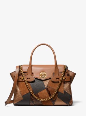 Carmen Large Patchwork Embossed Leather 