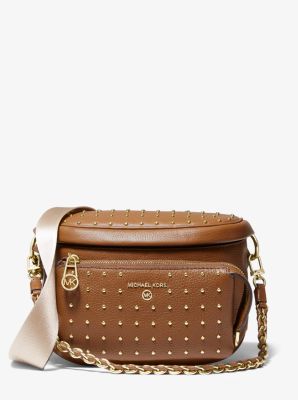 Slater Medium Studded Pebbled Leather 