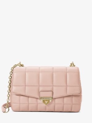 michael kors soho large patchwork signature logo shoulder bag