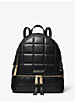 Rhea Medium Quilted Leather Backpack image number 0