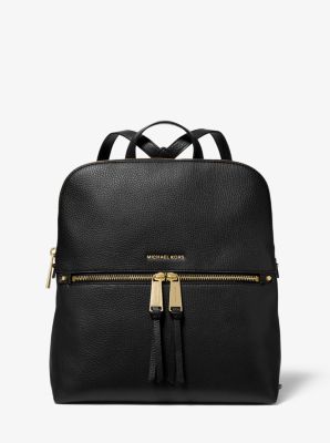 Rhea Medium Pebbled Slim Backpack | Michael Kors