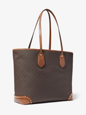 michael kors croc embossed tote