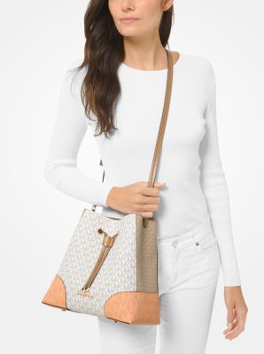 Mercer Gallery Medium Color-Block Logo Shoulder Bag