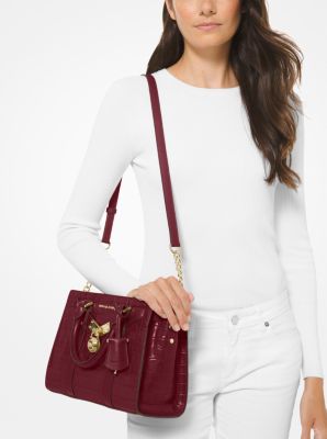 Michael kors deals hamilton backpack purple