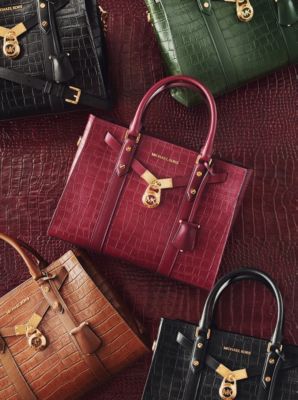 Michael kors crocodile purse sale