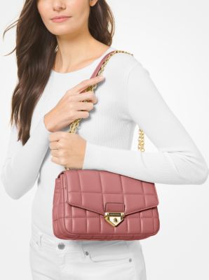 SoHo Large Quilted Leather Shoulder Bag image number 3