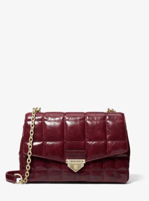 Michael michael kors soho 2025 large quilted leather shoulder bag