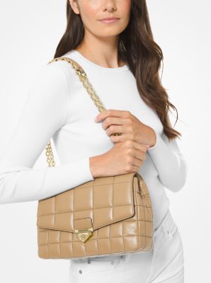 SoHo Extra Large Quilted Leather Shoulder Bag Michael Kors