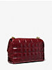 SoHo Extra-Large Quilted Crinkled Leather Shoulder Bag image number 2