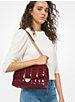 SoHo Extra-Large Quilted Crinkled Leather Shoulder Bag image number 3