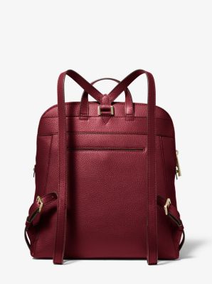 Rhea Medium Pebbled Slim Backpack Michael Kors