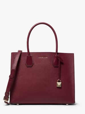 Mercer Large Saffiano Leather Tote Bag | Michael Kors Canada