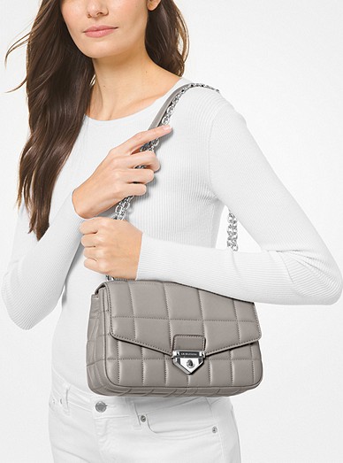 Soho Large Quilted Leather Shoulder Bag | Michael Kors