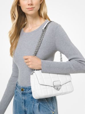 SoHo Large Quilted Leather Shoulder Bag image number 3