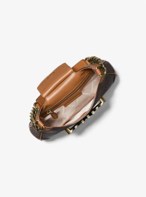 Petit sac &agrave; &eacute;paule Hally &agrave; logo