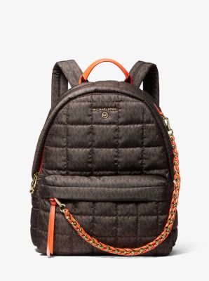 Quilted nylon backpack best sale