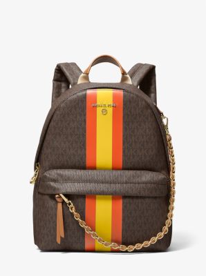 【関税込み】BOSS ブルー Signature Stripe ロゴ バックパック BOSS - バックパック シグネチャーストライプ＆ロゴディテール