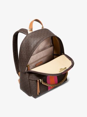 Slater Medium Signature Logo Stripe Backpack image number 1
