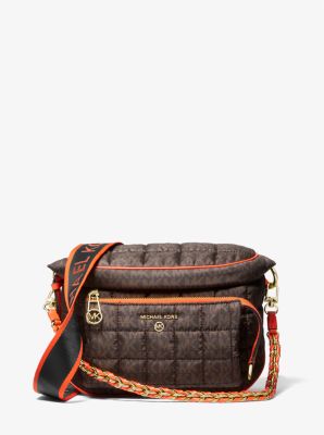 Michael Michael Kors Slater Sling Pack Messenger Bag Brown Multi