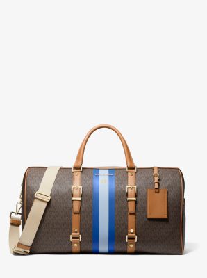 Bedford Travel Extra-Large Logo Stripe Weekender Bag image number 5