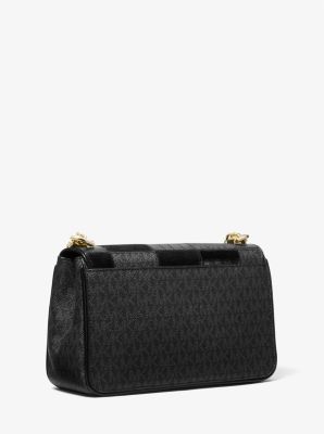 SoHo Large Patchwork Signature Logo Shoulder Bag | Michael