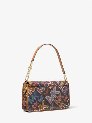 Michael Kors Bradshaw Medium Color-Block Graphic Crossbody Bag