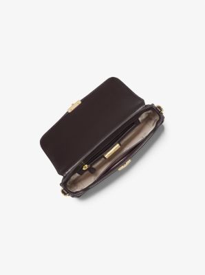 Bradshaw Small Leopard Beaded Leather Convertible Shoulder Bag