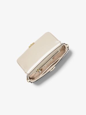 Borsa a spalla Bradshaw convertibile piccola con pieghe e logo image number 1