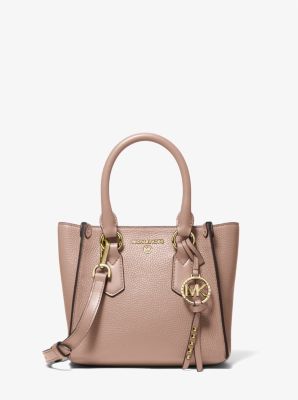 elevation At bidrage bogstaveligt talt Kris Small Pebbled Leather Satchel | Michael Kors