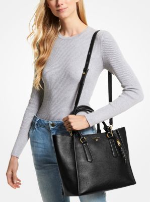 MICHAEL KORS Ava Extra-Small Saffiano Leather Crossbody – PEGV Outlet