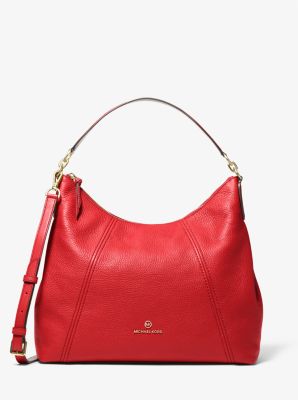 Michael kors large handbag hot sale red