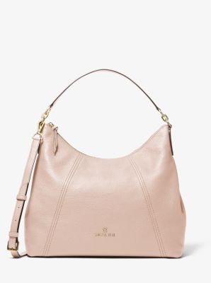 Michael Kors Cora Extra-small Pebbled Leather Shoulder Bag In