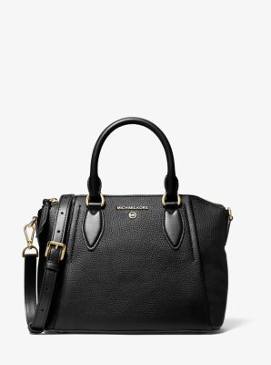 Sienna Medium Pebbled Leather Satchel | Michael Kors