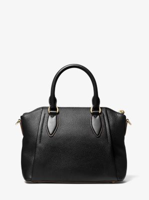 Sienna Medium Pebbled Leather Satchel image number 3