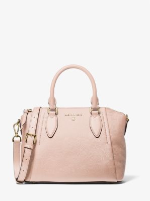 Michael Kors Sienna Medium Pebbled Leather Satchel