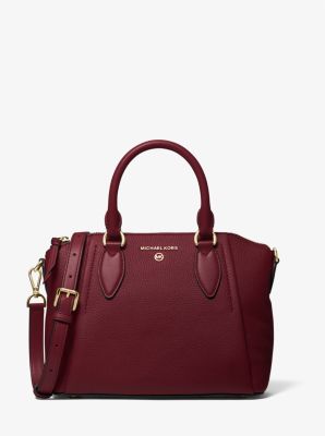 Sienna Medium Pebbled Leather Satchel | Michael Kors